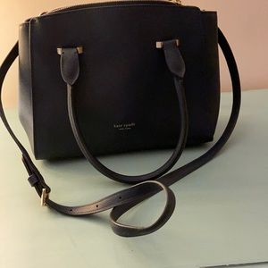 Kate Spade, navy blue, handbag.